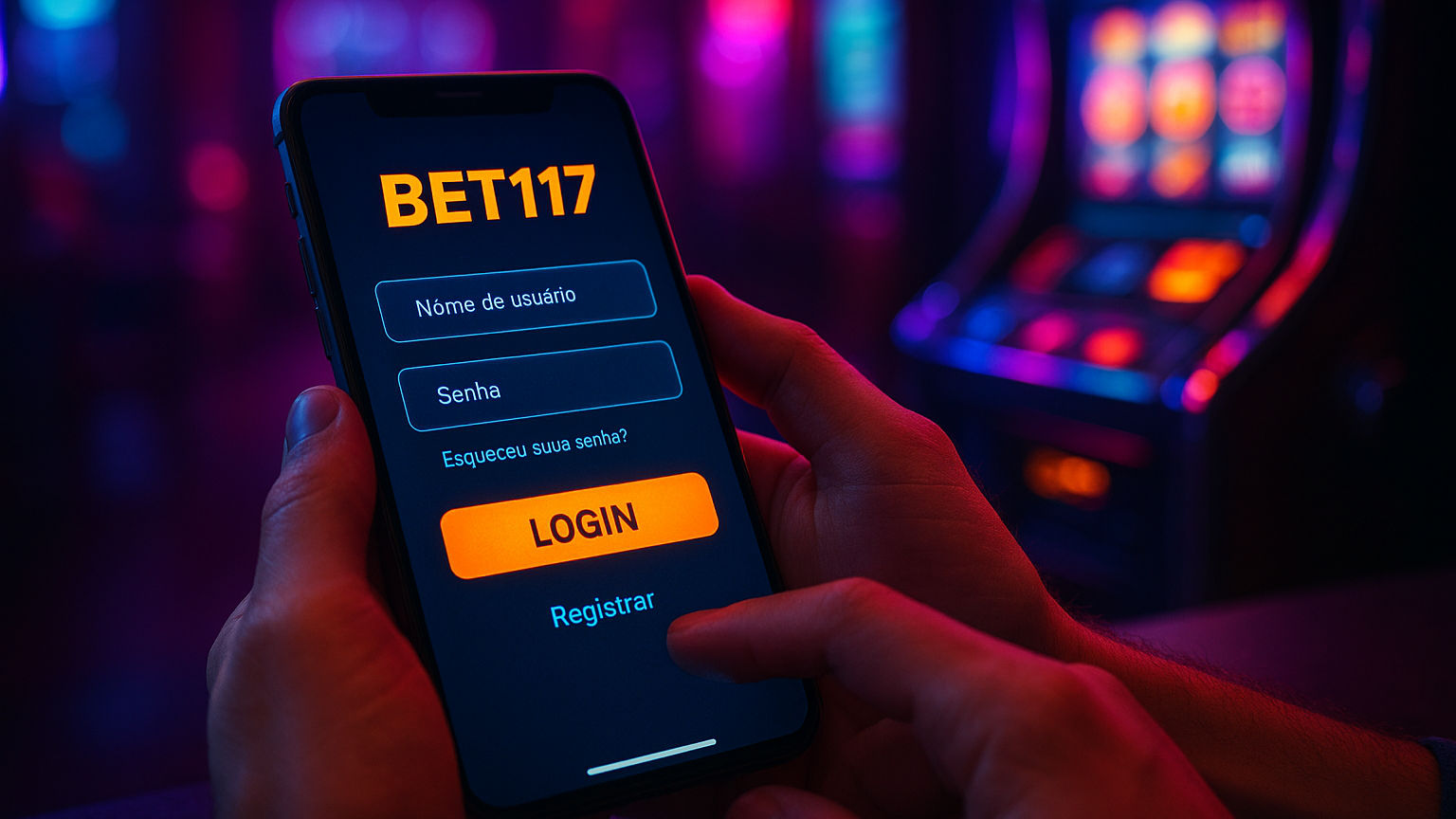 Criar uma nova Conta no plataforma BET117